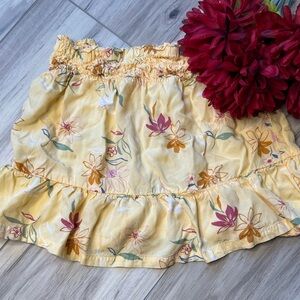 Carter's Yellow Floral Skirt